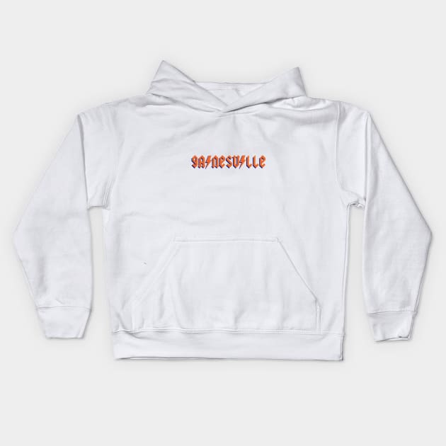 Gainesville lightning bolt Kids Hoodie by Rpadnis